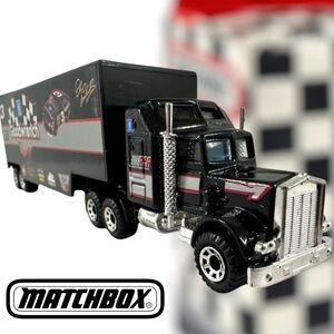 Vintage Matchbox Dale Earnhardt Sr #3 Super Star 1992 Goodwrench Transporter LE